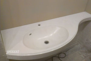 раковина для ванной из искусственного камня